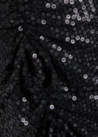 Vivienne Westwood Liz Side Panther Sequin-embellished Midi Dress Black