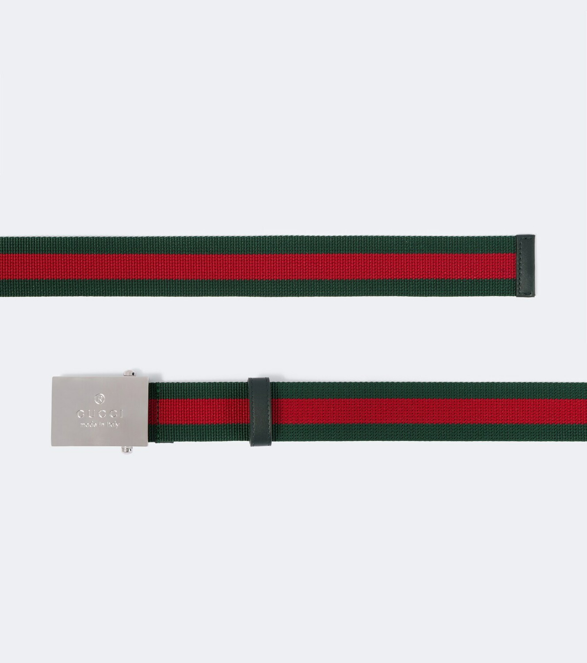 Gucci Web Stripe canvas belt