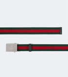 Gucci Web Stripe canvas belt