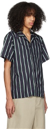 Bather Black Striped Shirt