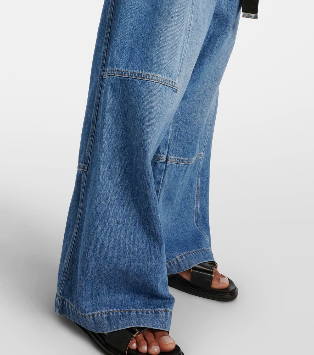 Plan C High-rise wide-leg pants