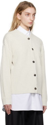 Mark Kenly Domino Tan Beige Kathena Cardigan