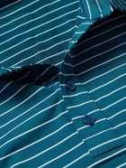 G/FORE - Striped Tech-Jersey Polo Shirt - Blue