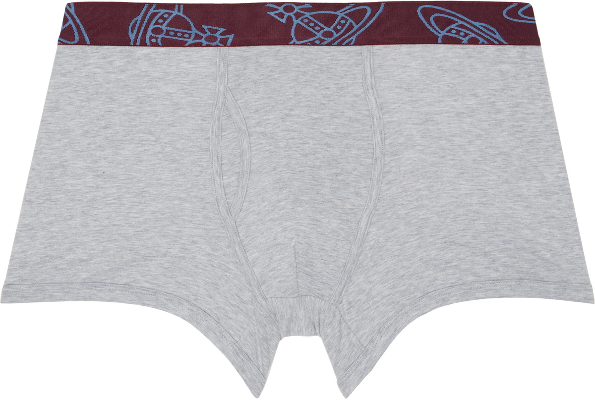 Vivienne Westwood Two-Pack Gray Cotton Boxer Briefs