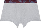 Vivienne Westwood Two-Pack Gray Cotton Boxer Briefs