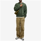 FrizmWORKS Men's Collar Knit Pullover Sweater in Forest Green