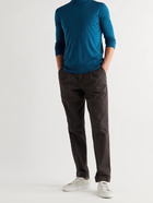 LORO PIANA - Slim-Fit Wish Virgin Wool Rollneck Sweater - Blue