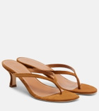 Staud Freja suede thong sandals