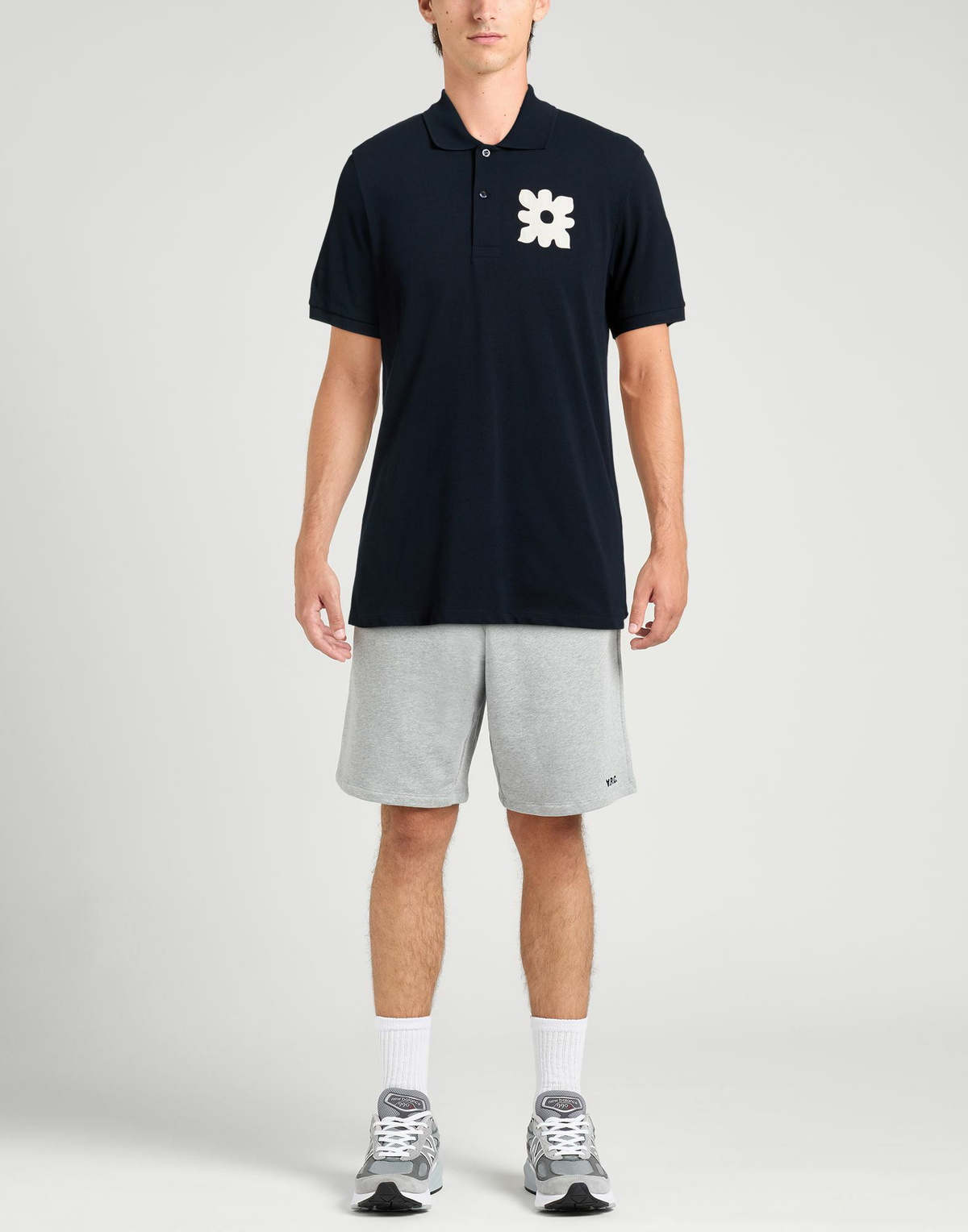 Sandro Mens Polo shirt Midnight in Blue