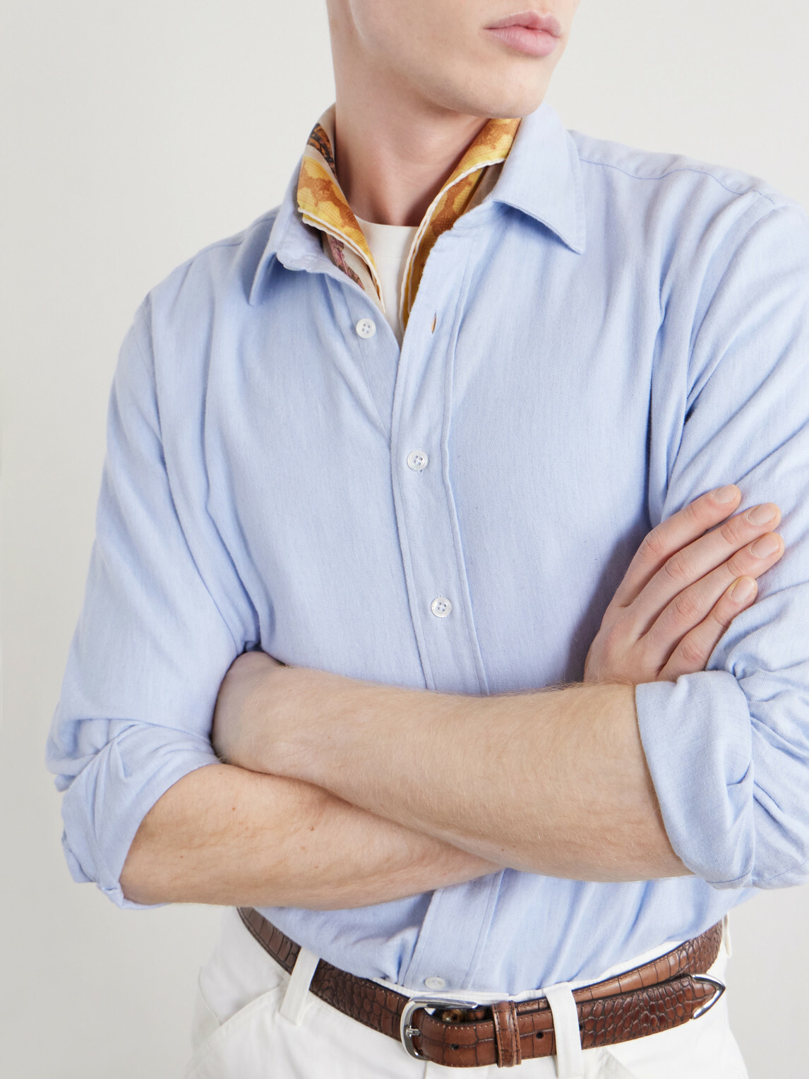 Lardini - Cotton Shirt - Blue