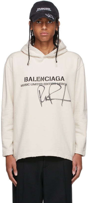 Photo: Balenciaga Off-White RuPaul Edition Cropped Hoodie