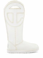 UGG X TELFAR 10mm Telfar Tall Crinkle Patent Boots