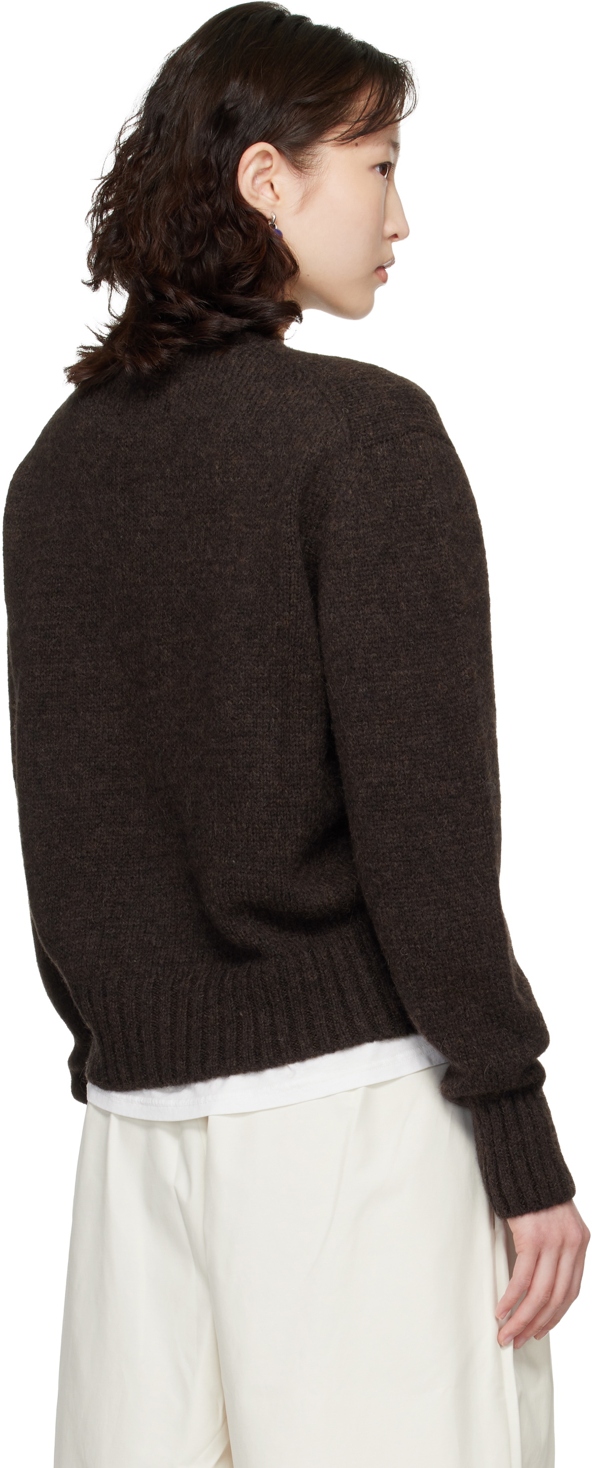 Cordera Brown Baby Alpaca Cardigan