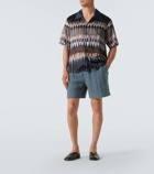 Commas Lounge linen shorts