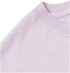 Flagstuff - Printed Cotton-Jersey T-Shirt - Purple