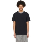 Ambush Black Monogram Rib Collar T-Shirt