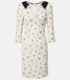 Shushu/Tong Floral midi dress