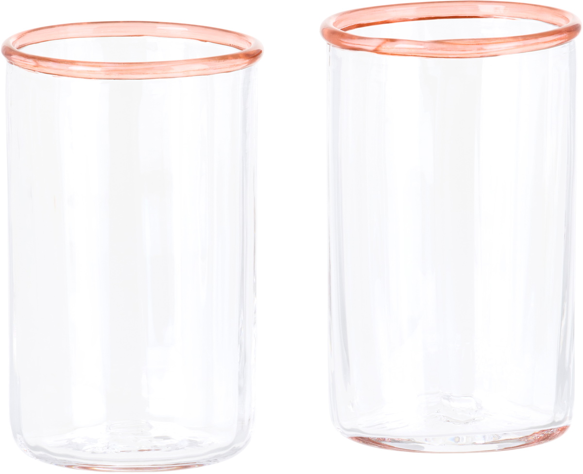 Akua Objects Pink Small Peter Glass Set