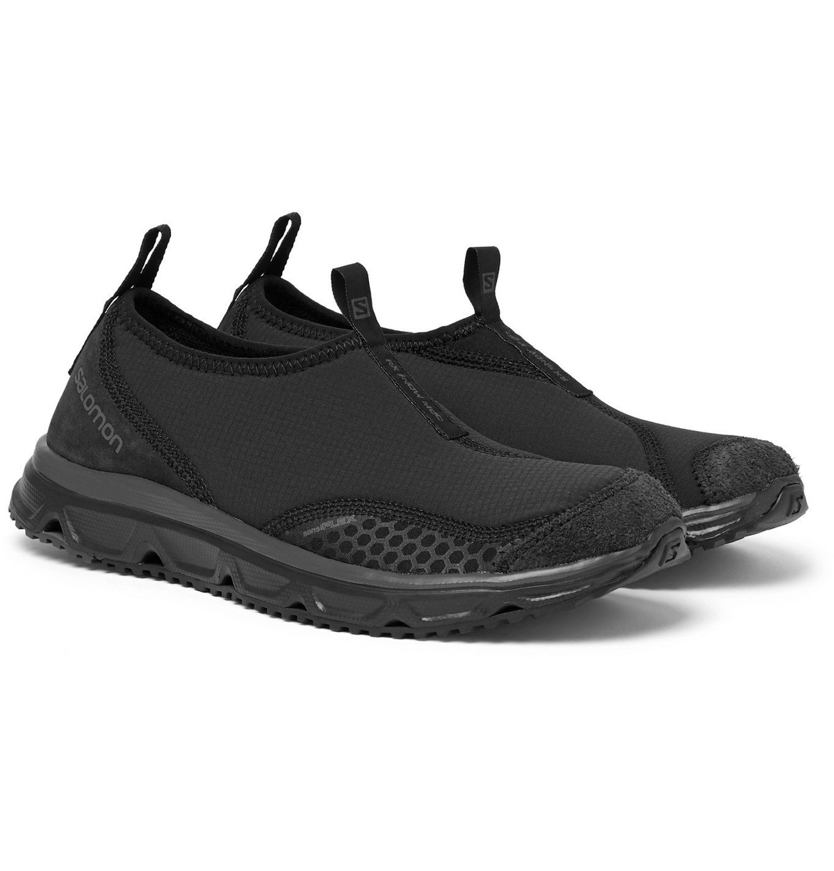 Bezighouden via boter Salomon - RX Snow Moc Advanced Ripstop, Suede and Rubber Sneakers - Black  Salomon