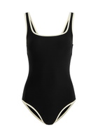 Bondi Born Mckenna Contrast Swimsuit Black And White