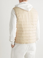 Brunello Cucinelli - Quilted Nylon Down Gilet - Neutrals