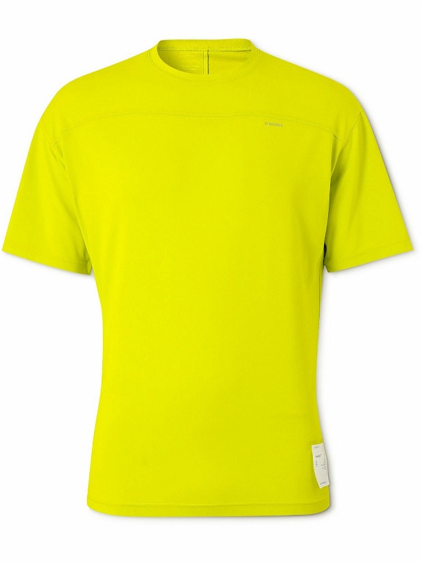 Photo: Satisfy - AstraLite™ Jersey T-Shirt - Yellow