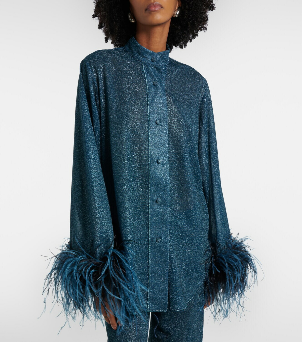 Oséree Lumière Plumage shirt