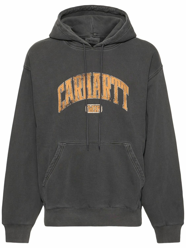 Photo: CARHARTT WIP Library Print Cotton Blend Hoodie