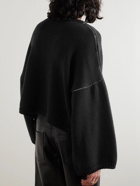 Raf Simons - Logo-Jacquard Virgin Wool Sweater - Black