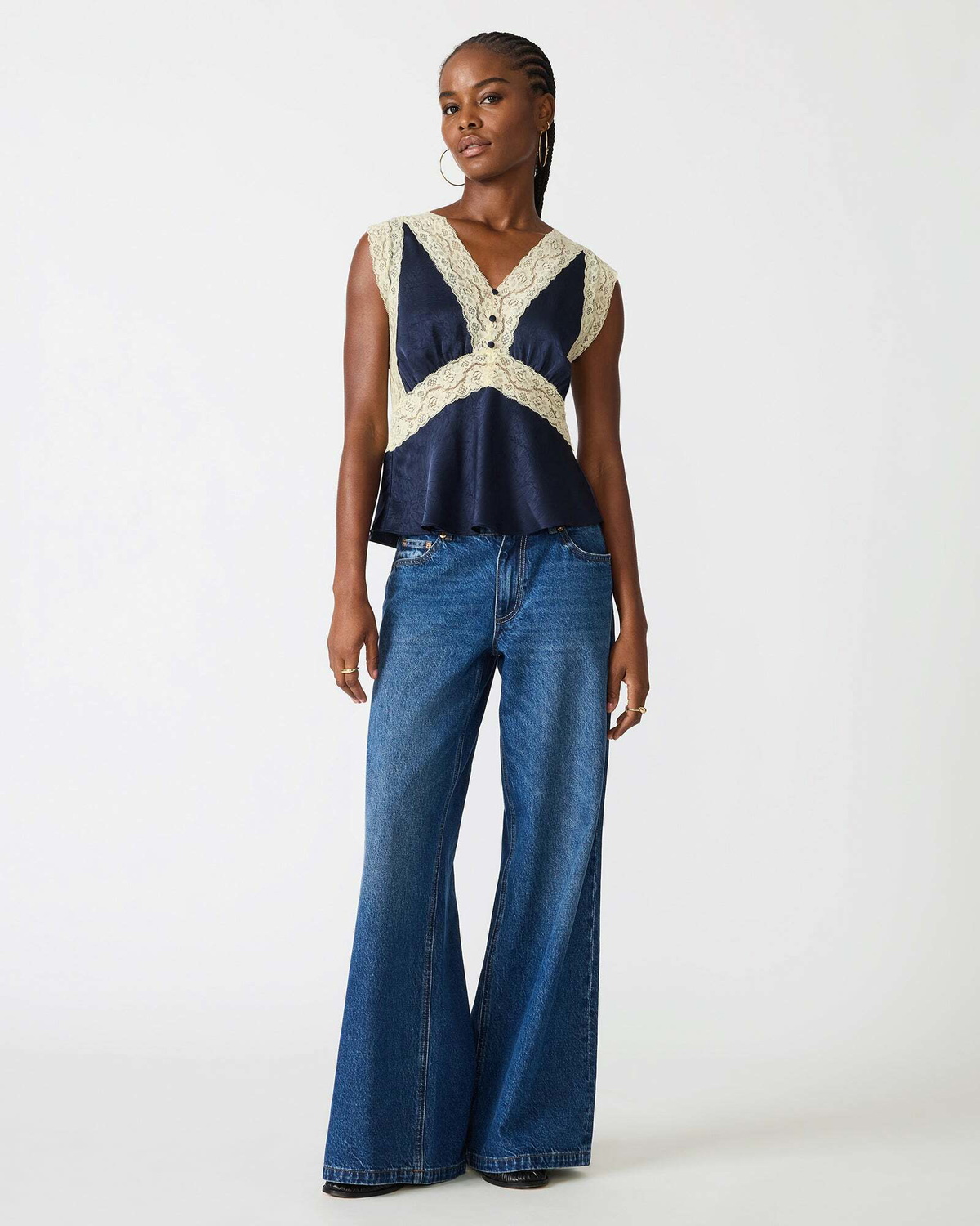 Steve Madden Elinor Top in Midnight