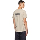 Affix Taupe Standardized Logo T-Shirt