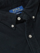 Polo Ralph Lauren - Slim-Fit Button-Down Collar Cotton-Corduroy Shirt - Black