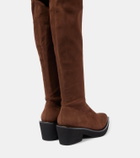 Clergerie Tenny suede over-the-knee boots