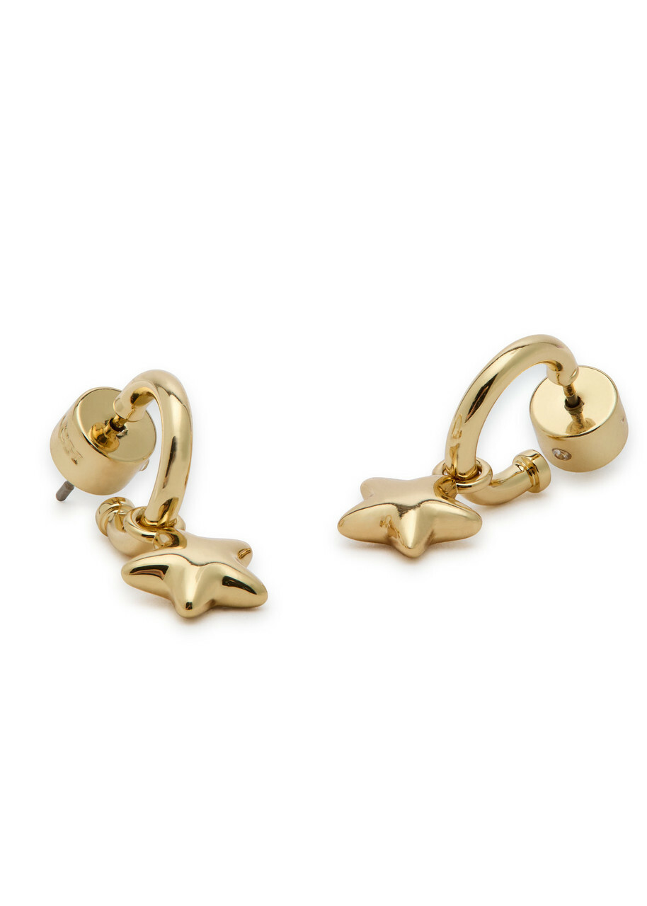 Coach Star Hoop Earrings - Gold - One Size