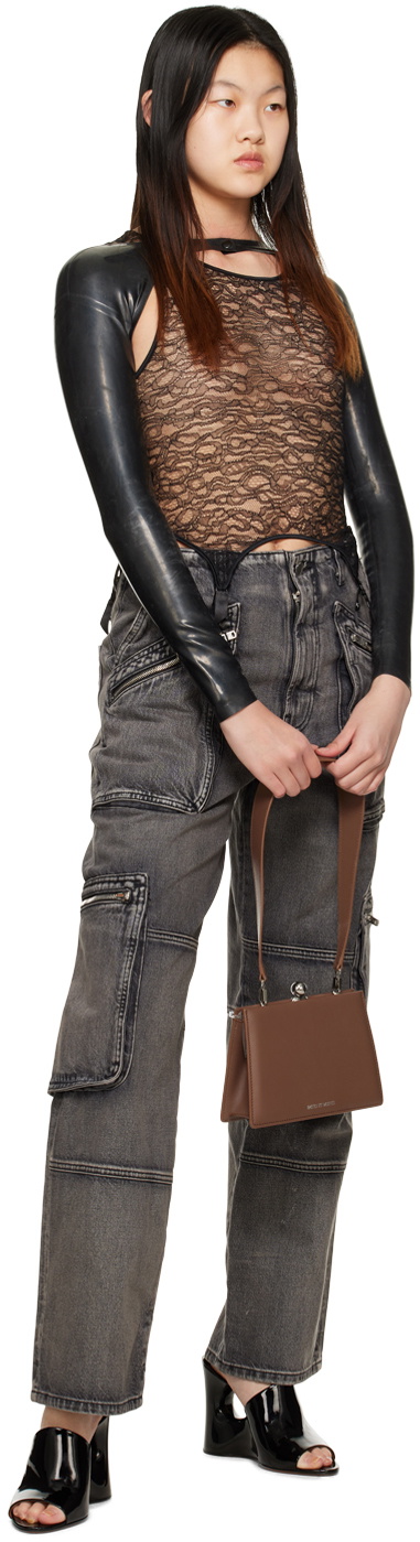 Ratio Et Motus Brown Mini Twin Bag