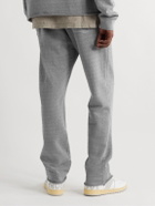 John Elliott - Straight-Leg Cotton-Blend Jacquard Sweatpants - Gray