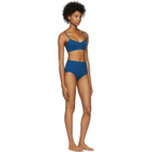 Her Line Blue Classic High-Waist Bikini Briefs