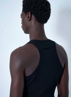 Jean Paul Gaultier Ribbed Tank Top with Metal Hardware