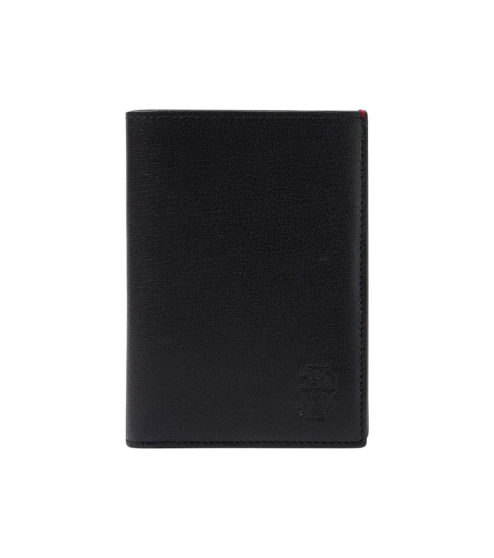 Photo: Brunello Cucinelli Leather passport holder