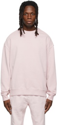 Ksubi Pink 4 X 4 Biggie Crewneck Sweatshirt
