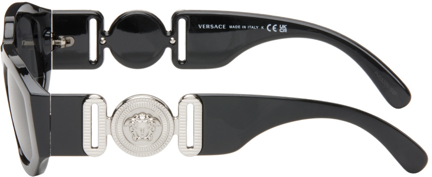 Versace Black La Greca Sunglasses Versace