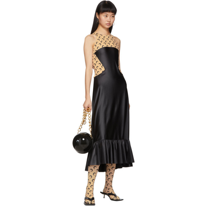 marine serre black dress Marine Serre Black Cotton Casual Dress
