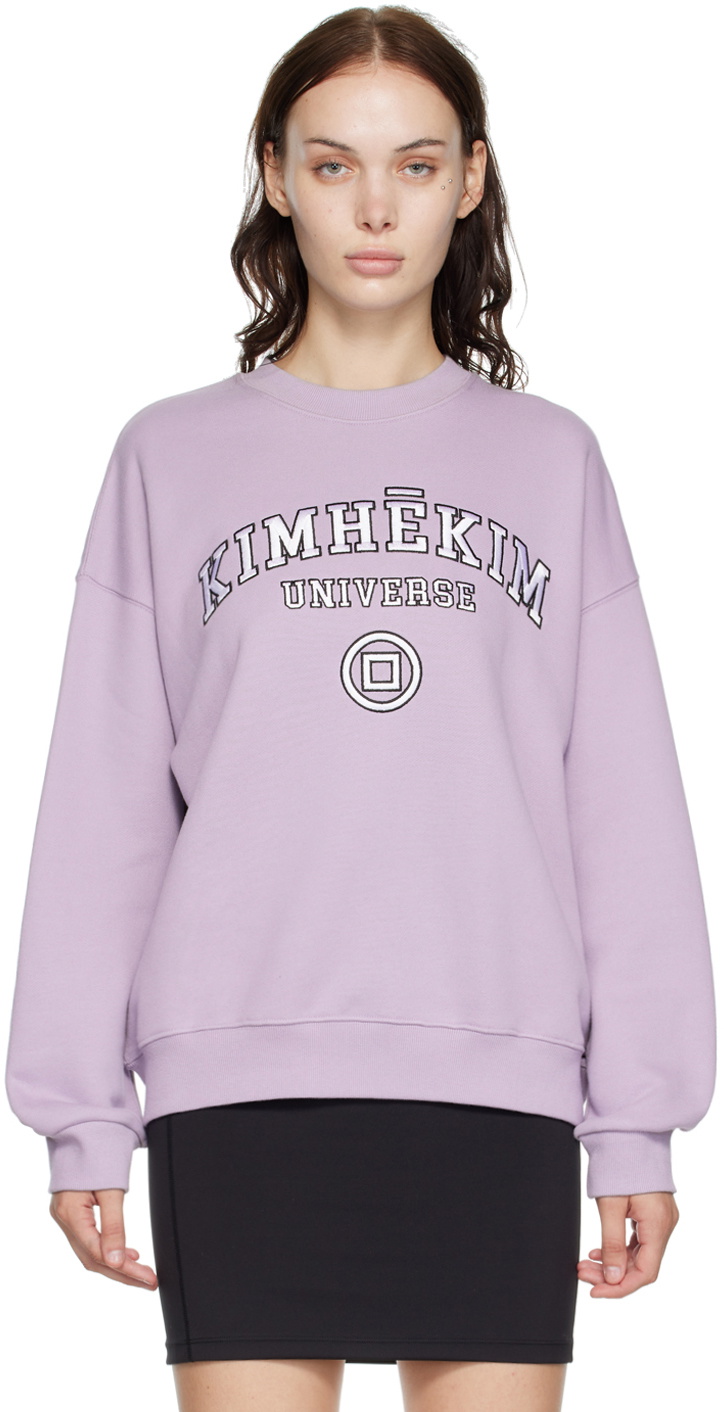 KIMHĒKIM Purple 'Universe' Sweatshirt KIMHĒKIM