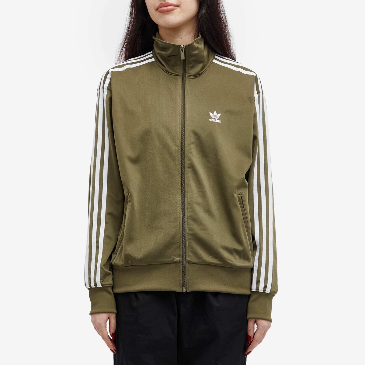 khaki green adidas top