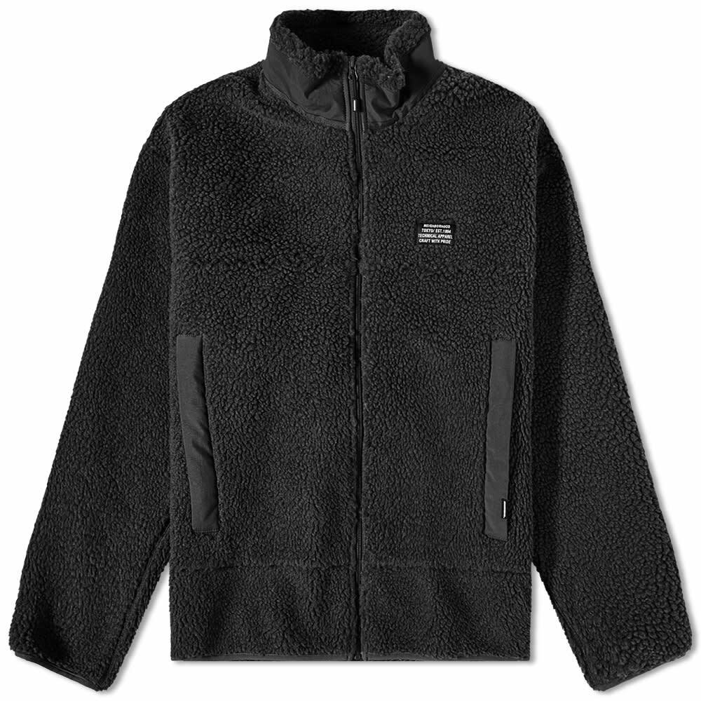 Neighborhood Men's Fleece Jacket in Black Neighborhood