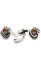 Paul Smith Bright Knot Striped Cufflinks - Multicoloured - One Size