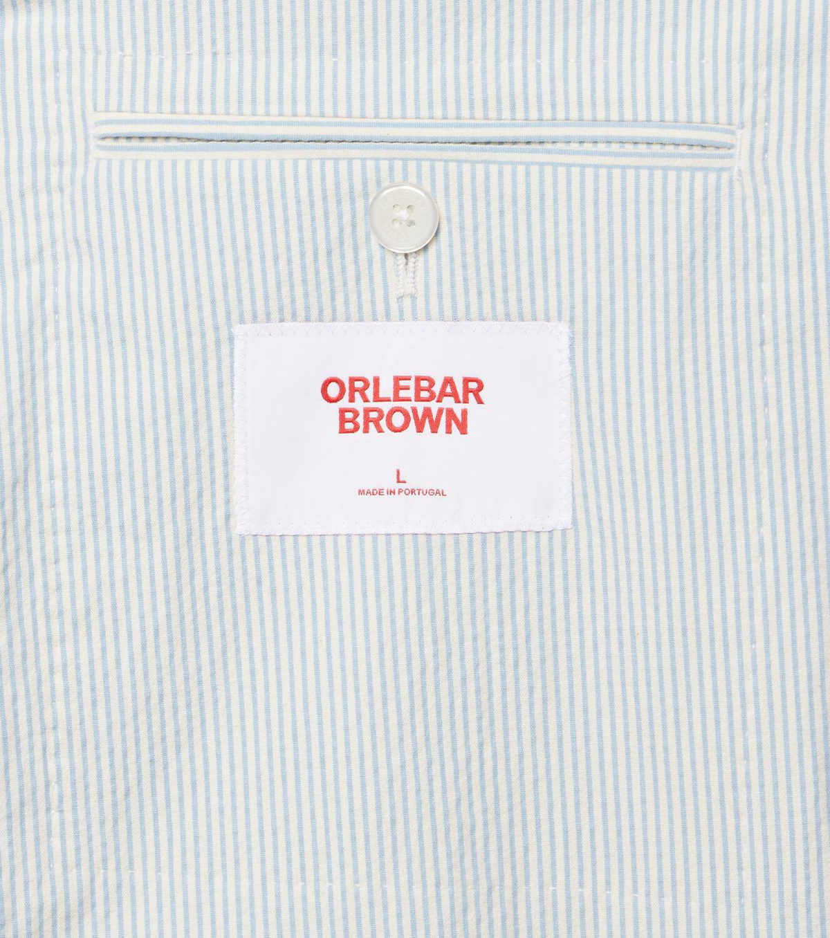 Orlebar Brown Garret cotton-blend seersucker blazer