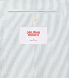 Orlebar Brown Garret cotton-blend seersucker blazer