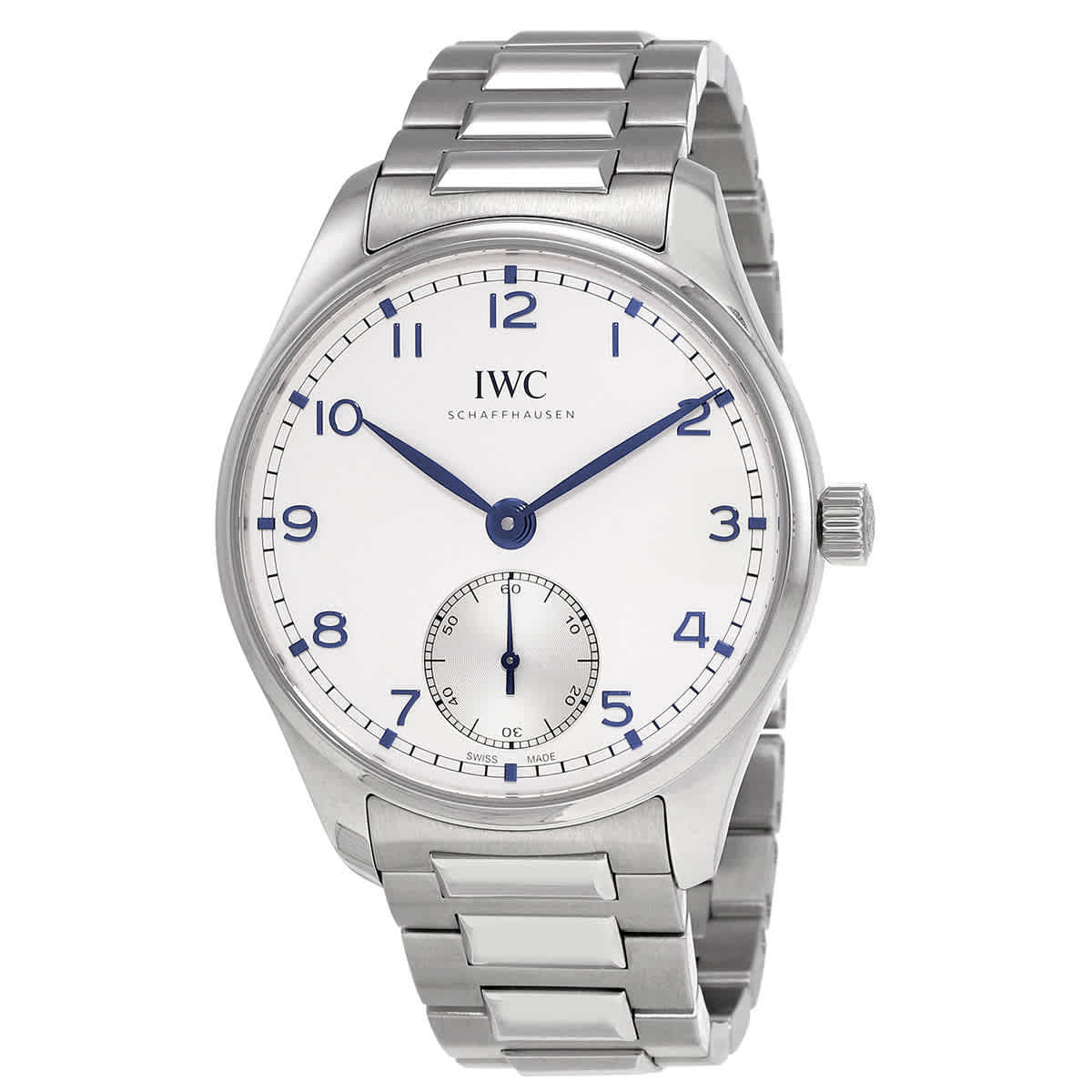 Iwc Portugieser Automatic Silver Dial Mens Watch Iw358312