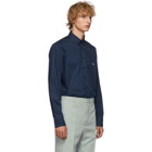 Etro Blue Poplin Shirt